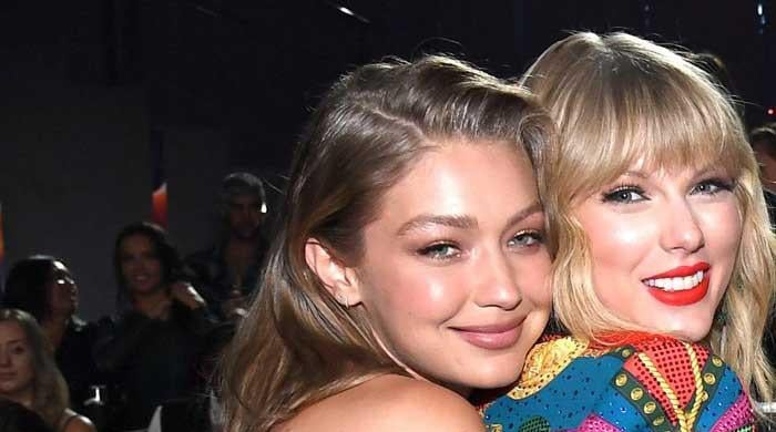 Taylor Swift celebrates new title with supermodel Gigi Hadid