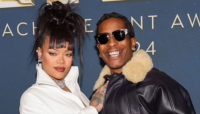 Rihanna and A$AP Rocky: Red carpet romance at the footwear news awards.