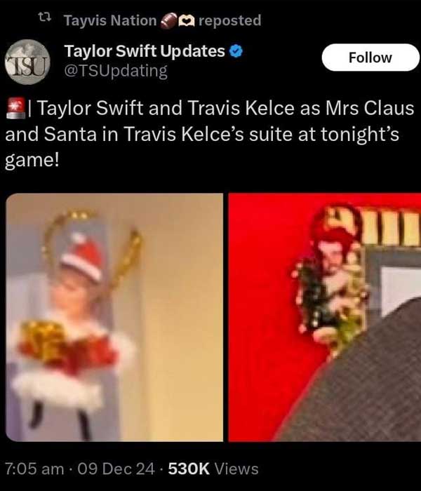 Taylor Swift fans spot cute detail in Travis Kelce’s suite during NFL game