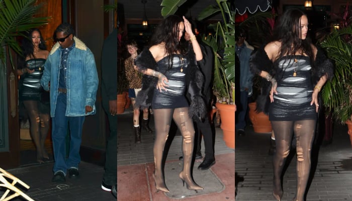 Rihanna flaunts killer curves during Miami night out with A$AP Rocky