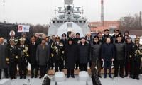 India Inducts Russia-built Warship Into Its Naval Fleet 