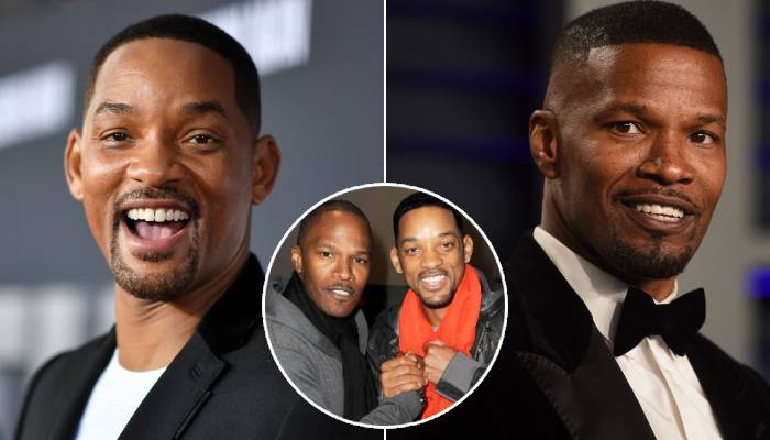 Will Smith hypes his pal Jamie Foxxs new Netflix comedy special while wishing him an early birthday