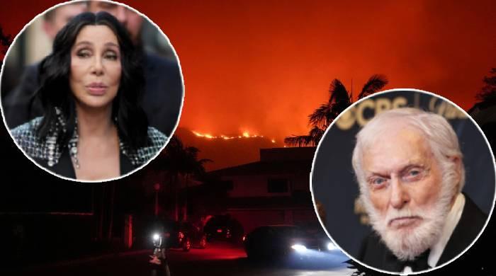 Cher, Dick Van Dyke amongst many evacuating Malibu houses amid wildfire