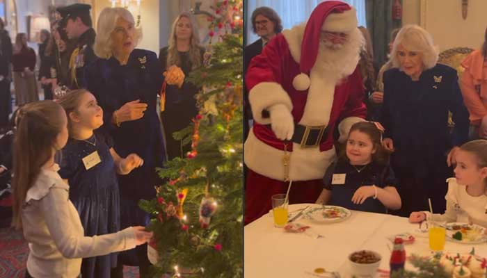 Royal family shares emotional video as Queen Camilla hosts festive feast at Clarence House