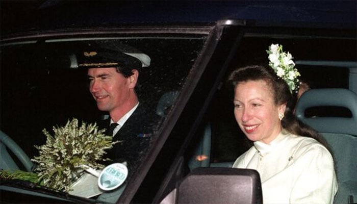 Princess Anne and Sir Tim celebrate 32 years together.