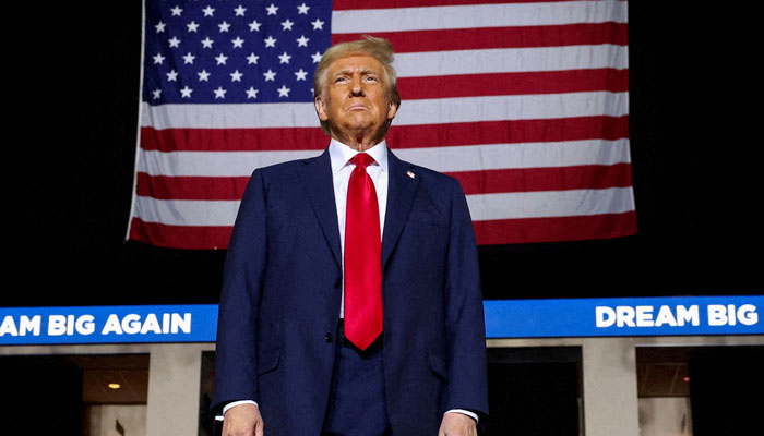 United States President-elect Donald Trump attends a campaign event, in Allentown, Pennsylvania, US, on October 29, 2024. — Reuters