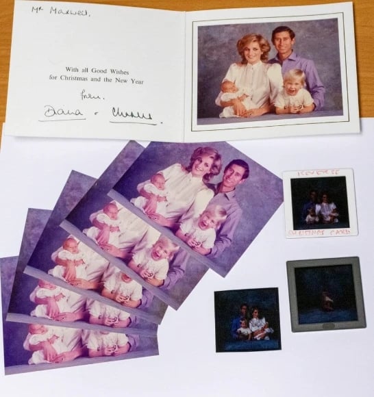 Prince Andrew, Princess Diana’s Christmas cards fetch over £12,000 at auction