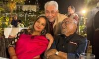 Shabana Azmi Poses With 'favourite Actor' Naseeruddin Shah In Recent Event