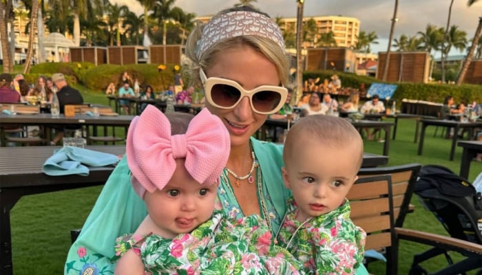 Paris Hilton shares rare video of her two adorable kids