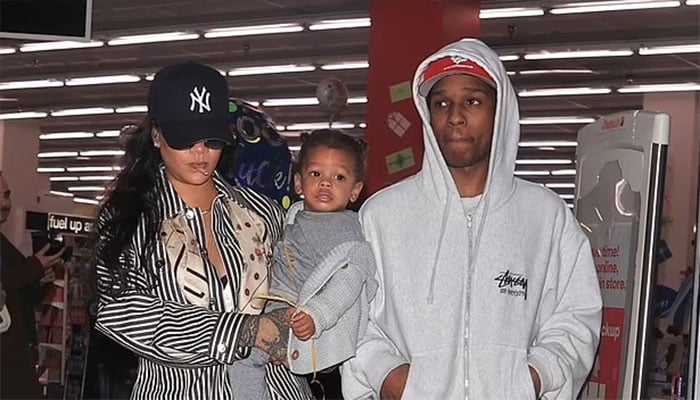 Rihanna and A$AP Rocky sleigh the Holidays with late-night CVS stock-up.