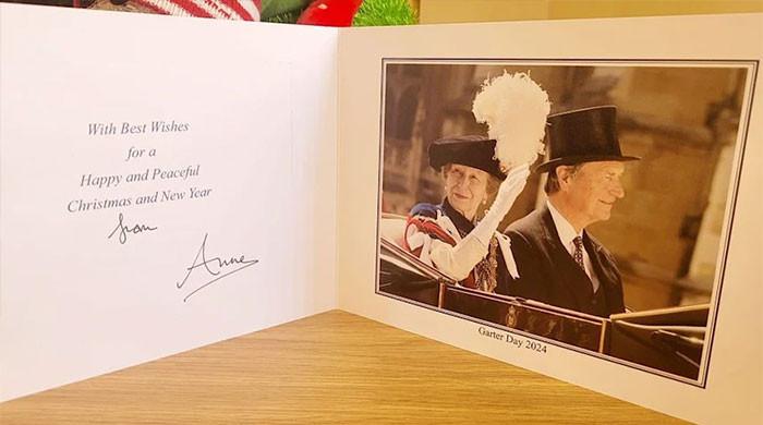 Princess Anne and Sir Tim Laurence launch Christmas card