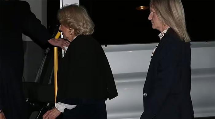 Queen Camilla enjoys secret evening on the theatre