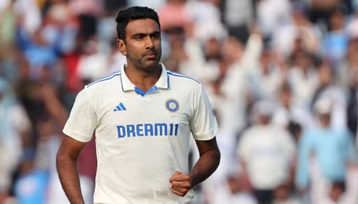 Indias Ravichandran Ashwin pictured during fourth Test against England at the JSCA International Stadium Complex, Ranchi, India on February 25, 2024. — Reuters