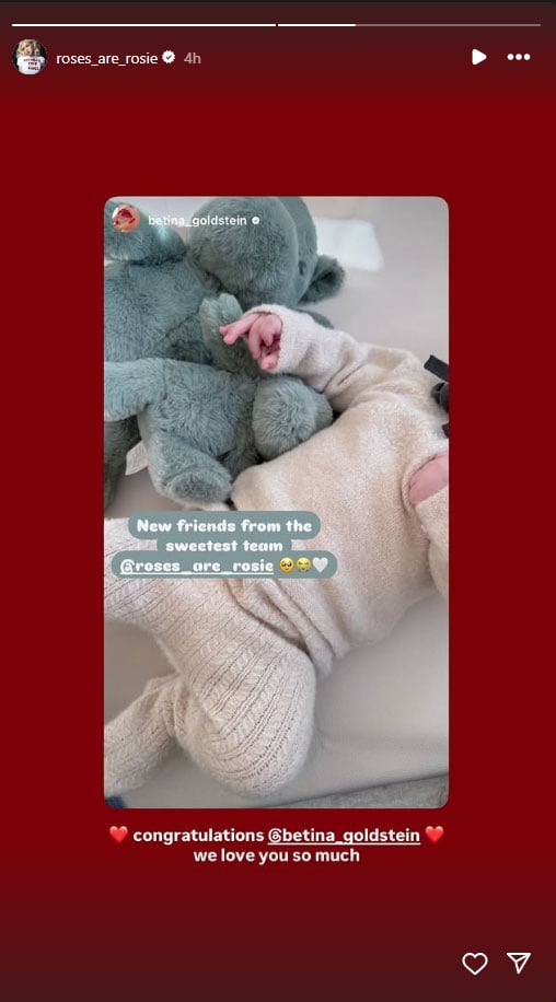 BLACKPINK’s Rose celebrates baby’s arrival with adorable gifts