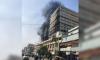 Fire blazes again at multi-storey building on Karachi's MA Jinnah Road