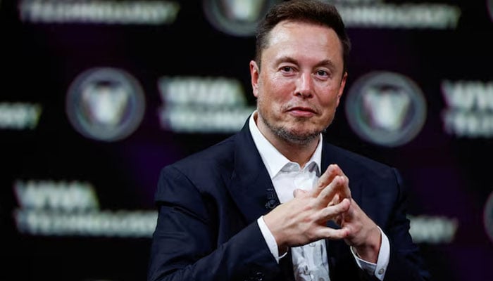 Elon Musk, Chief Executive Officer of SpaceX and Tesla and owner of Twitter, gestures as he attends the Viva Technology conference dedicated to innovation and startups at the Porte de Versailles exhibition centre in Paris, France, June 16, 2023. — Reuters