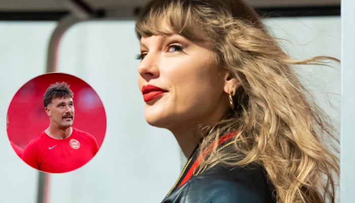 Taylor Swift arrives at Arrowhead stadium to support Travis Kelce