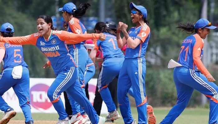 India U19 Womens team celebrates winning the inaugural edition of the ACC U19 Womens Asia Cup on December 22, 2024. — Instagram/@asiancricketcouncil