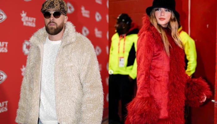 Taylor Swift, Travis Kelce go twinning for Chiefs game