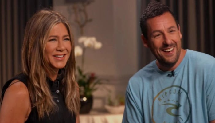 Adam Sandler and Jennifer Aniston shared screen in Murder Mystery