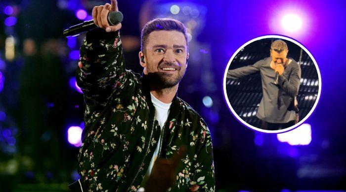 Justin Timberlake secretly adjusts wardrobe after viral malfunction