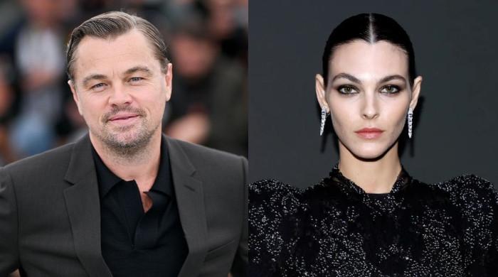 Leonardo DiCaprio takes Vittoria Ceretti to pre-Christmas dinner