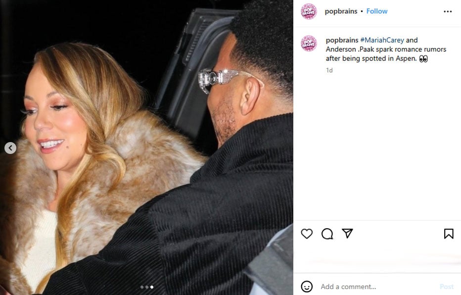 Mariah Carey rekindles love life as she cosies up with Anderson Paak