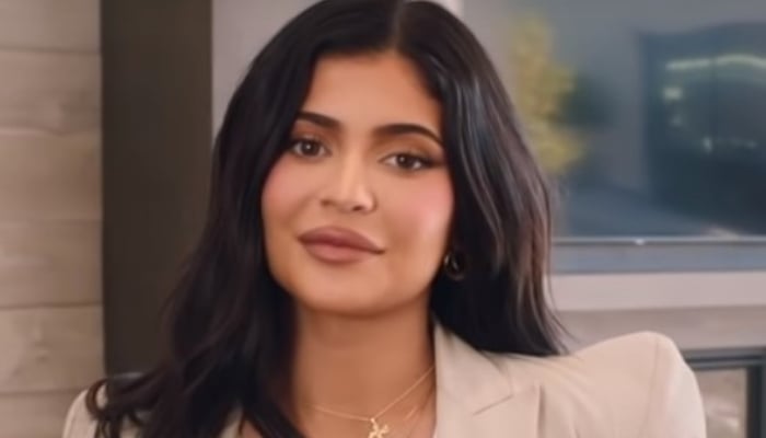 Kylie Jenner makes stunning appearance at Kardashian Christmas Eve party