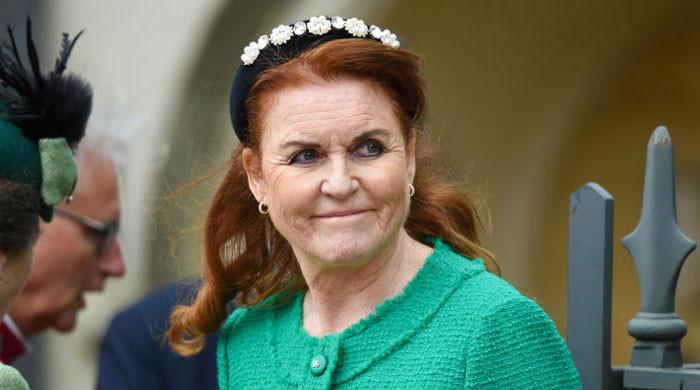 Sarah Ferguson points unhappy message as royal household reunites at Sandringham