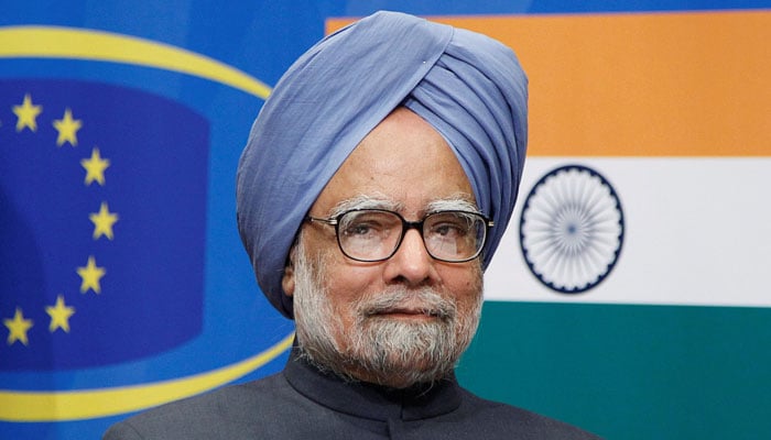 Indias Prime Minister Manmohan Singh looks on at the start of of an EU-India Summit at the European Union Council in Brussels, Belgium, December 10, 2010 — Reuters