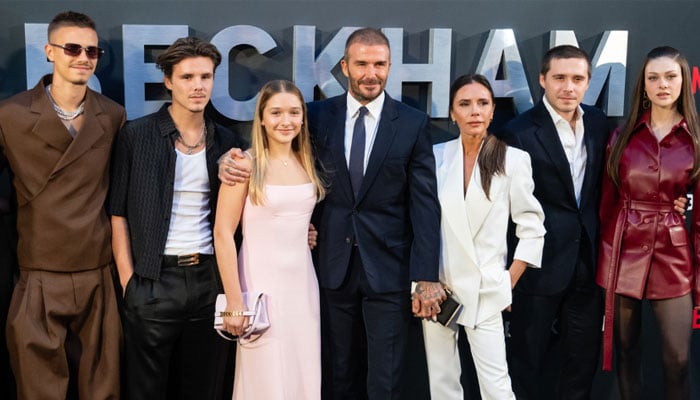 Chic and united: The Beckhams celebrate Christmas in style