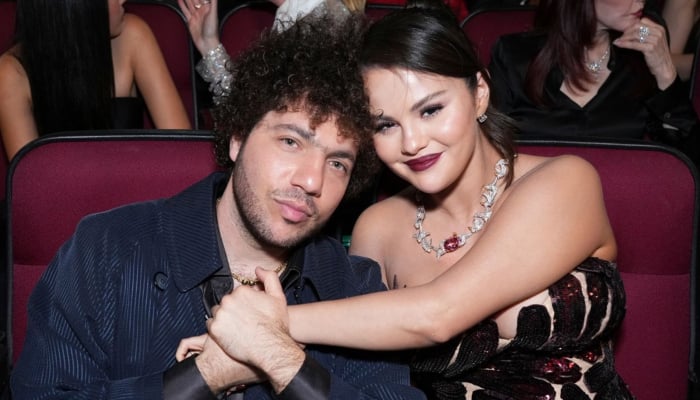 Selena Gomez and Benny Blanco share romantic holiday snap