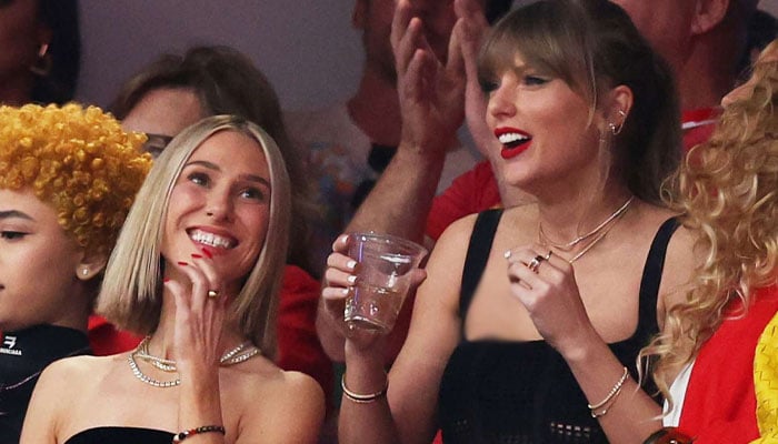 Taylor Swift steps out for bff Ashley Avignone’s birthday bash