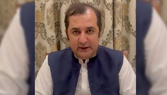 Former Gilgit-Baltistan chief minister Khalid Khurshid speaks in a video message released on November 1, 2024. — X@AbdulKhalidP