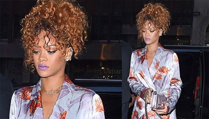 Rihanna rings in 2025 wrapped in cozy chic.