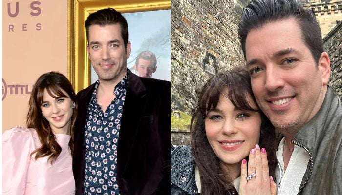 Zooey Deschanel and Jonathan Scott explained why their wedding plans have delayed.