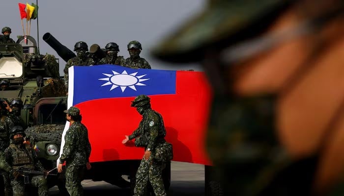 Taiwans armed forces hold two days of routine drills to show combat readiness ahead of Lunar New Year holidays at a military base in Kaohsiung, Taiwan, January 11, 2023. — Reuters