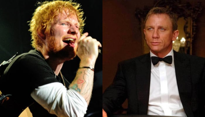 Ed Sheeran joins Daniel Craig at JK Rowlings glitzy hogmanay bash