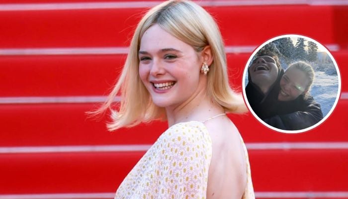 Elle Fanning spent the holiday season in Aspen with boyfriend Gus Wenner.