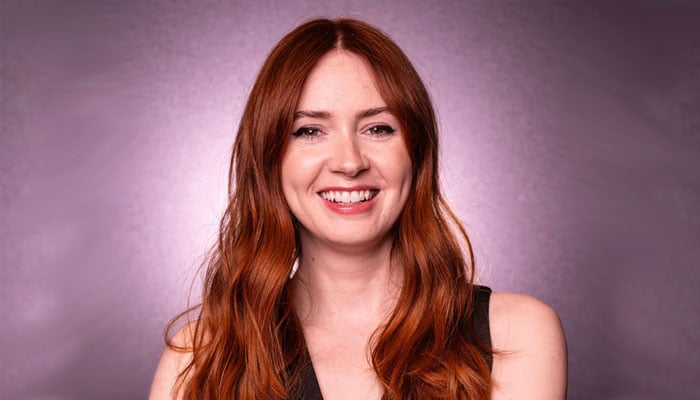 Karen Gillan is known for her role on Doctor Who and Guardians of the Galaxy