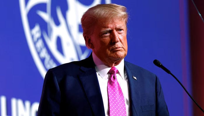 Donald Trump attends the Oakland County GOP Lincoln Day Dinner in Novi, Michigan, US, June 25, 2023. — Reuters