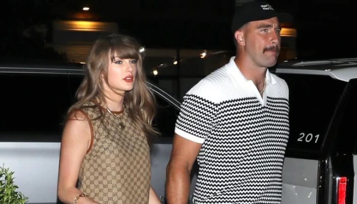 Travis Kelce and Taylor Swift shared a small celebration on New Year’s Eve