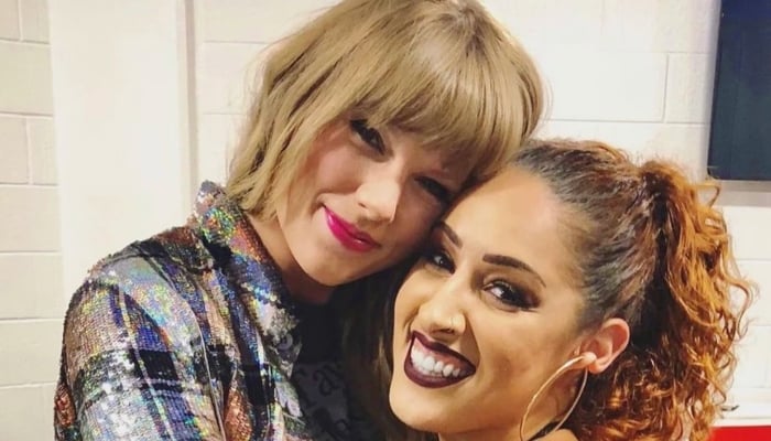 Taylor Swifts back vocalist shares rare glimpse of behind-the-scenes of The Eras Tours