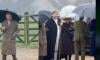 King Charles, Queen Camilla brave winter storm for first church visit of 2025