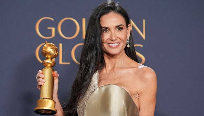 Demi Moores family celebrates actress first-ever Golden Globe win