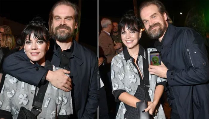 Lily Allen uncovers David Harbour's Raya secret with sleuth-like precision