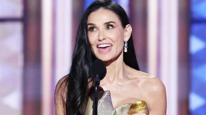 Demi Moore expresses shock after 2025 Golden Globes win