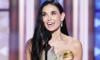 Demi Moore expresses shock after 2025 Golden Globes win