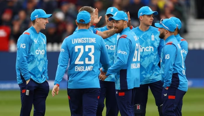 Members of England team during an ODI match against Australia at the Bristol County Ground, Bristol, Britain, on September 29, 2024. — Reuters