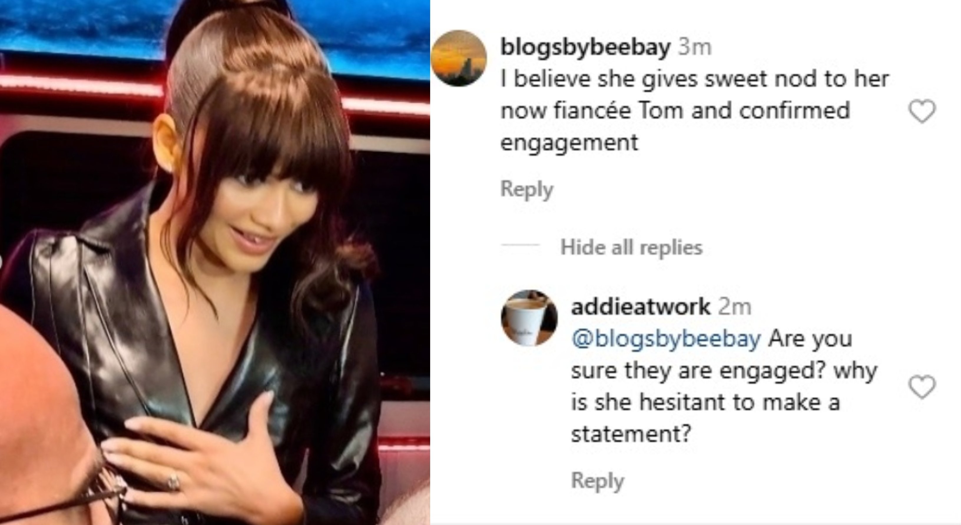 Zendaya approves ‘Tom Holland engagement theory in latest outing